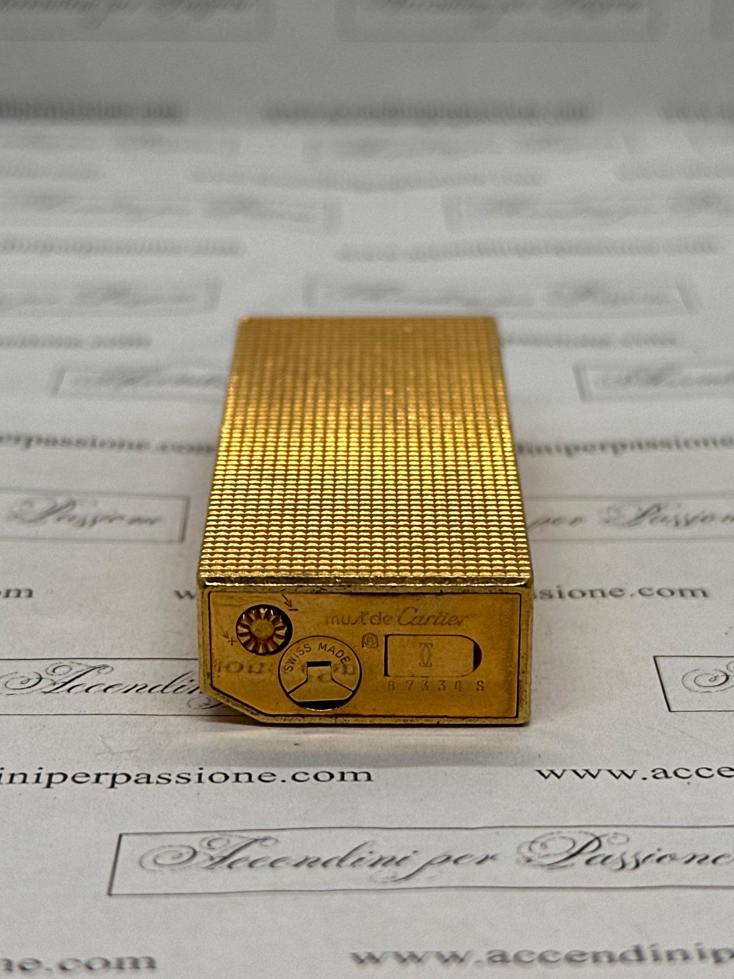 Cartier Les Must "5 Facce" - Placcato Oro "Testa di Diamante"