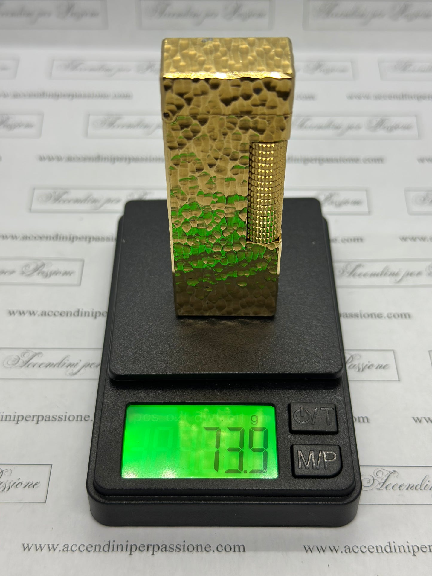 Dunhill Rollagas – Placcato Oro "Martellato"