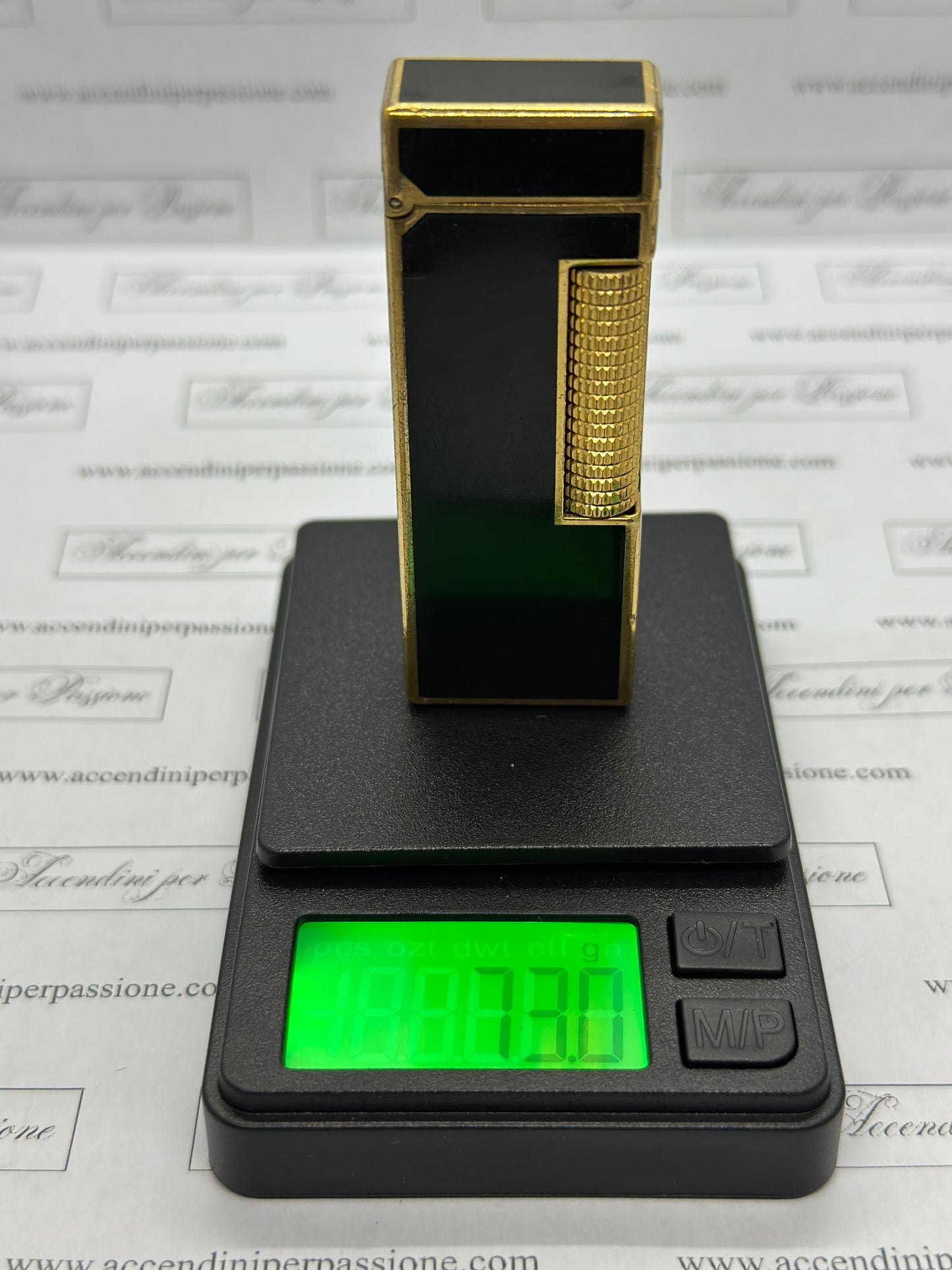 Dunhill Rollagas – Placcato Oro & Lacca di Cina Nera