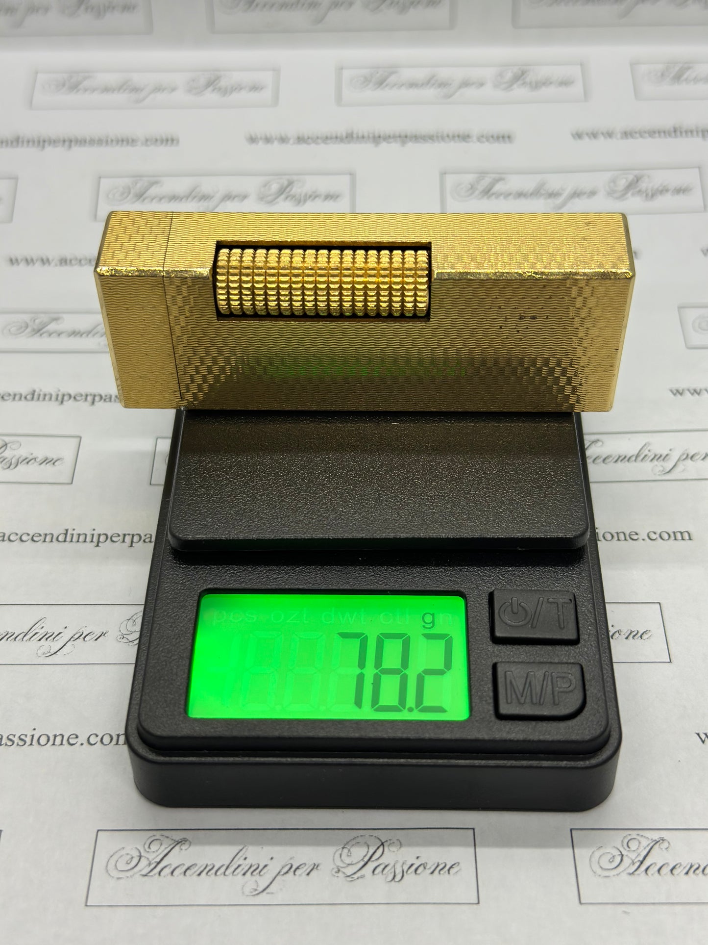 Dunhill Rollagas – Placcato Oro "Domino"