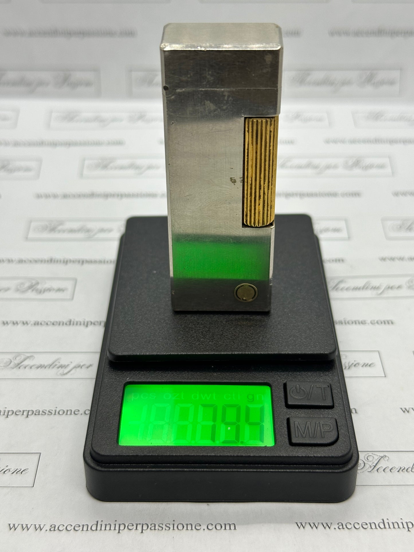 Dunhill Rollagas – Placcato Argento & Oro "Satinato"