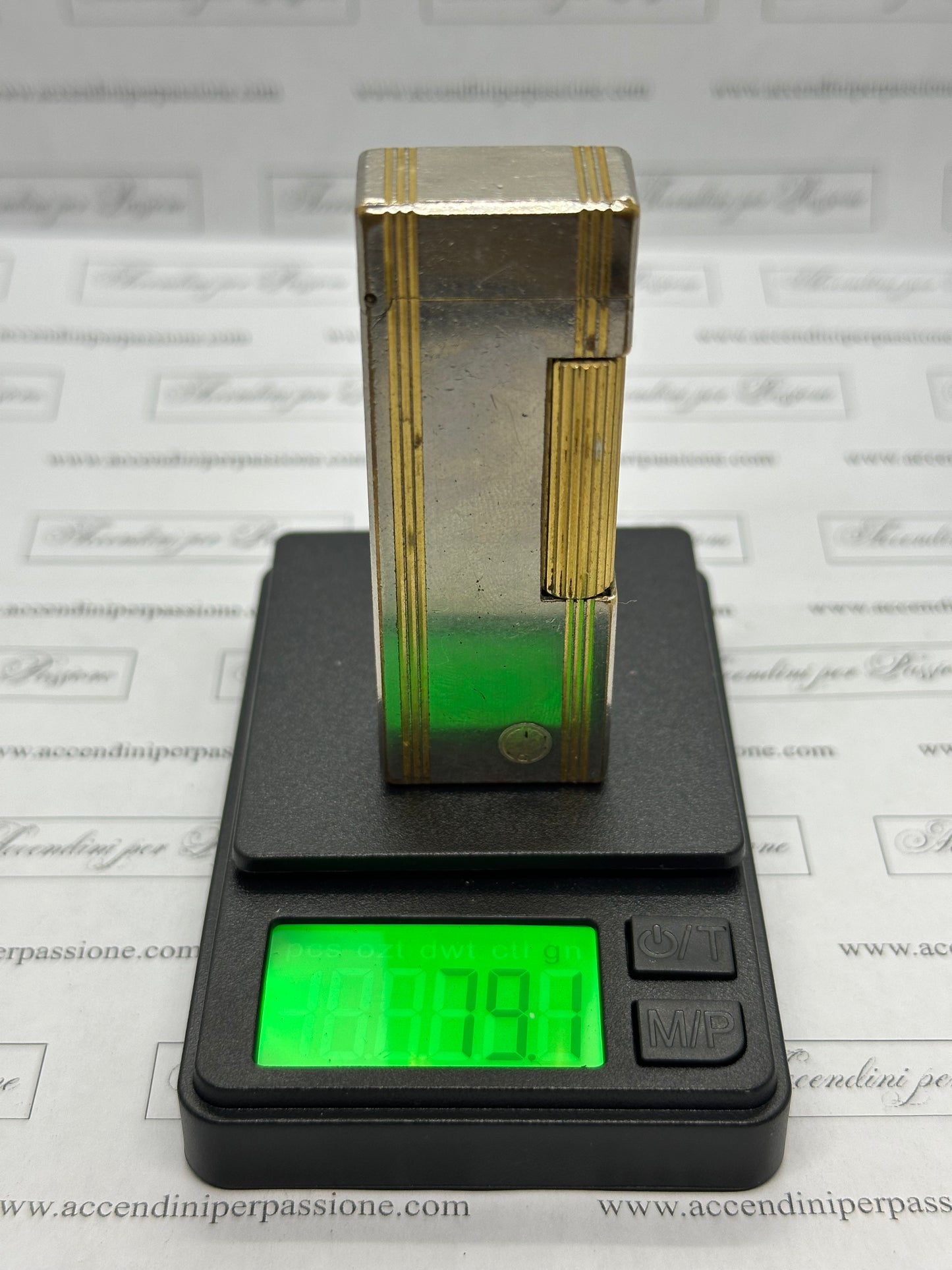 Dunhill Rollagas – Placcato Oro & Argento "Gold Stripes"