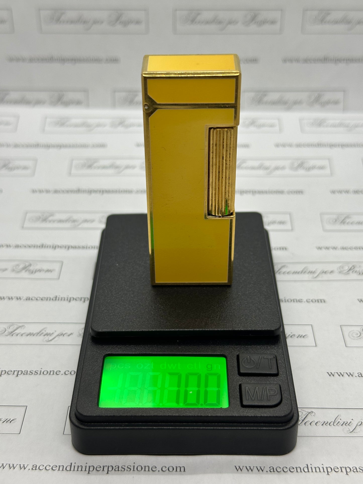 Dunhill Rollagas – Placcato Oro & Lacca di Cina “Lemon”