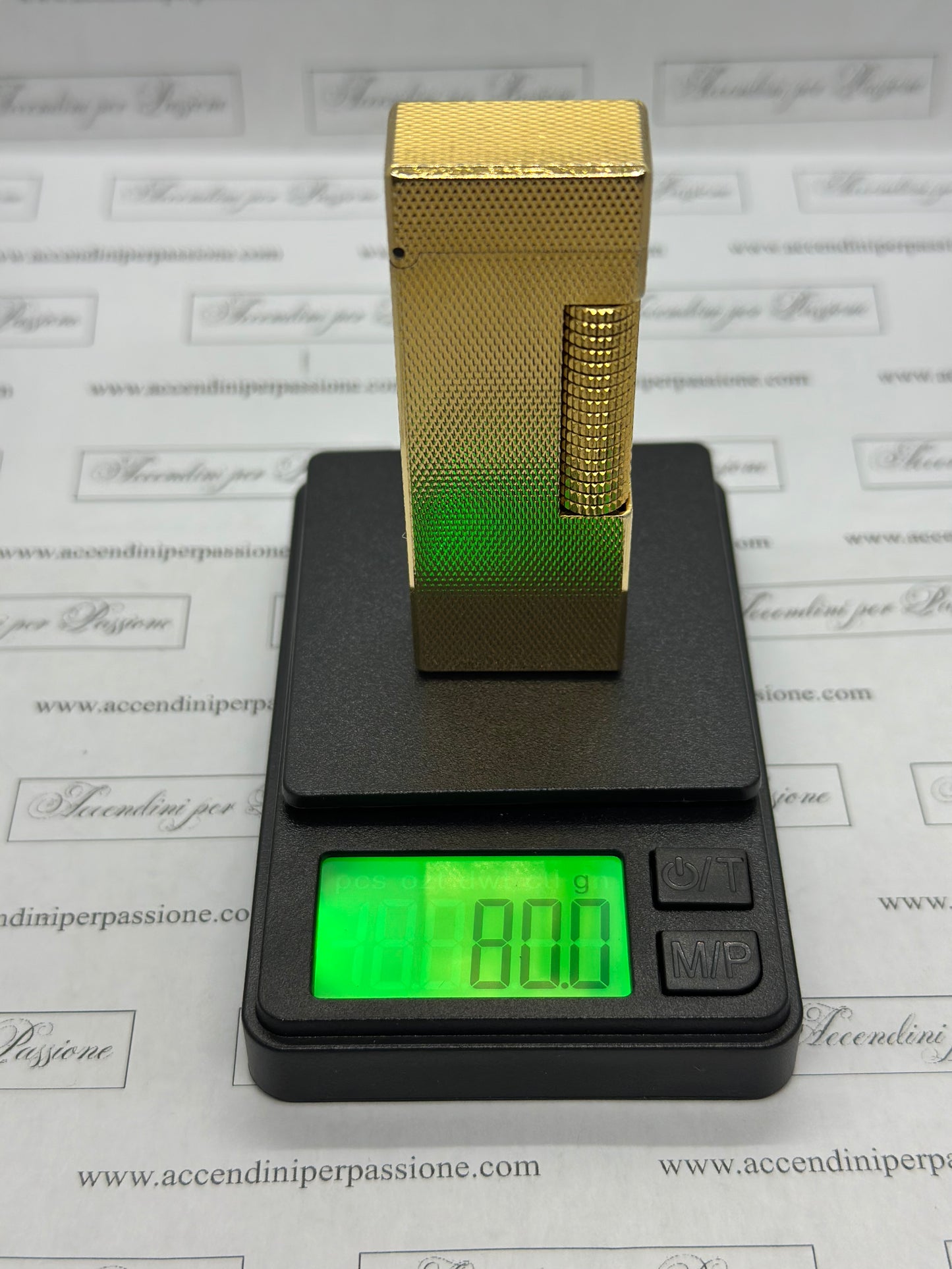 Dunhill Rollagas – Placcato Oro "Grain"