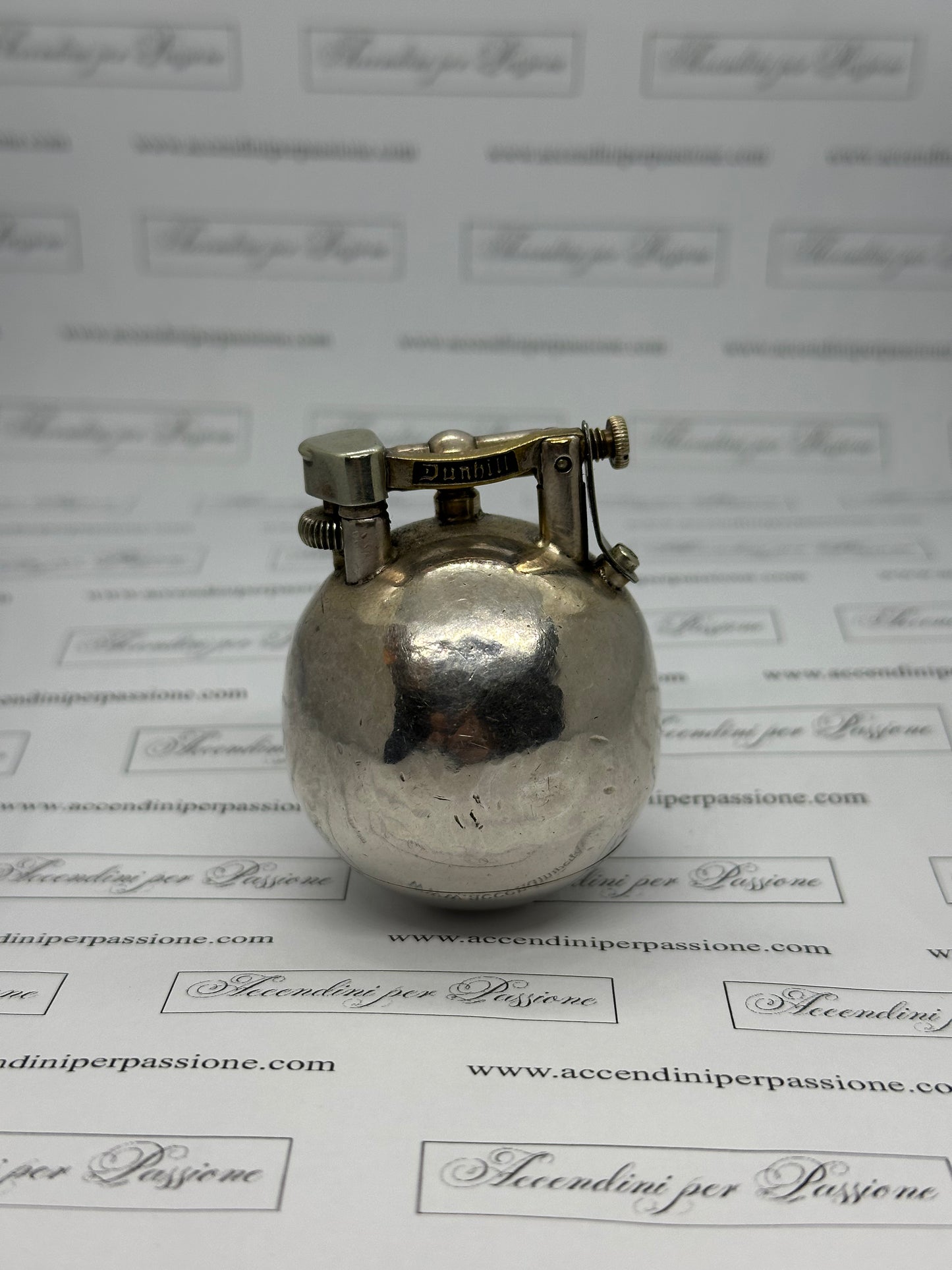 Dunhill "Ball" da Tavolo - Placcato Argento