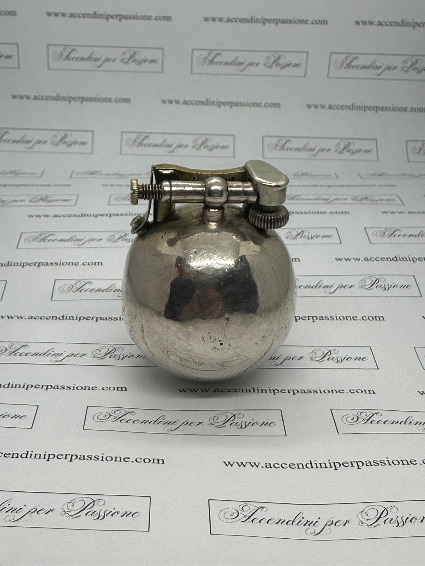 Dunhill "Ball" da Tavolo - Placcato Argento