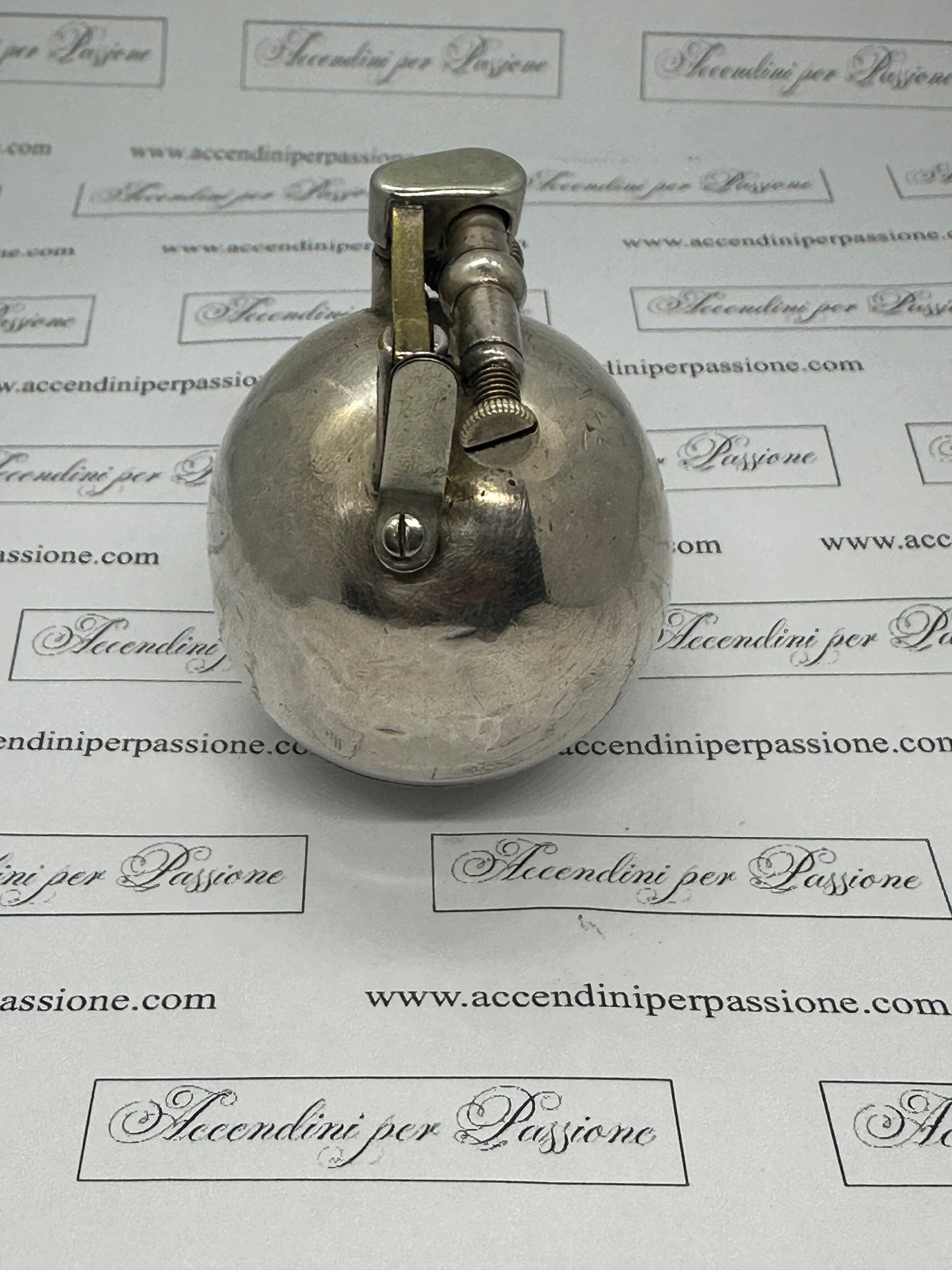 Dunhill "Ball" da Tavolo - Placcato Argento