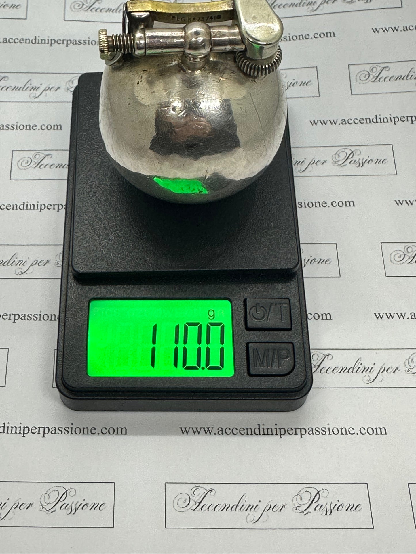 Dunhill "Ball" da Tavolo - Placcato Argento