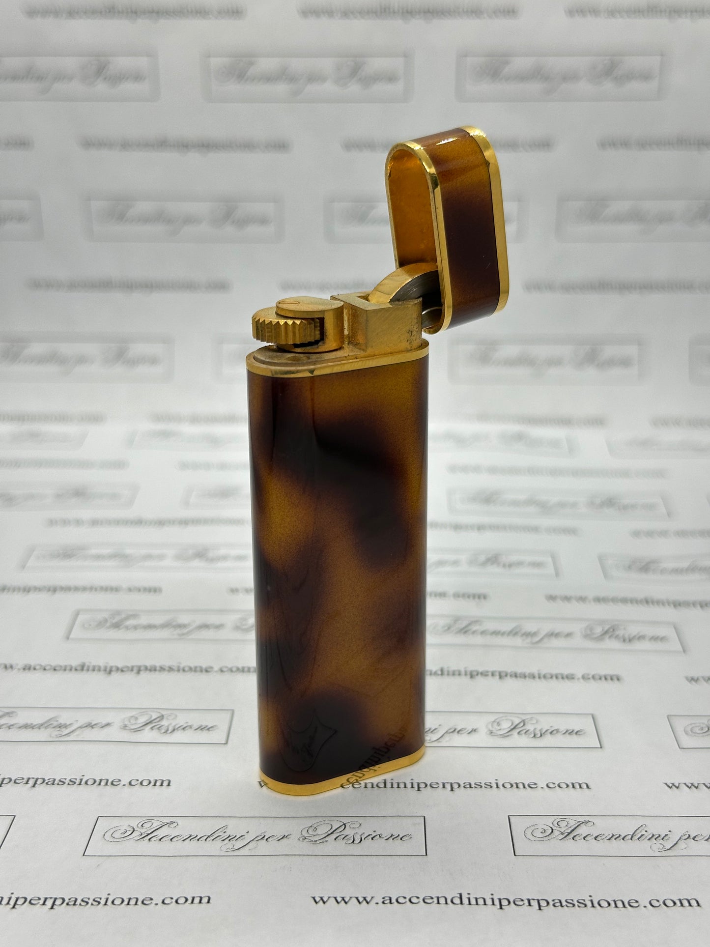 Cartier Les Must Ovale - Placcato Oro & Lacca di Cina "Leopard"