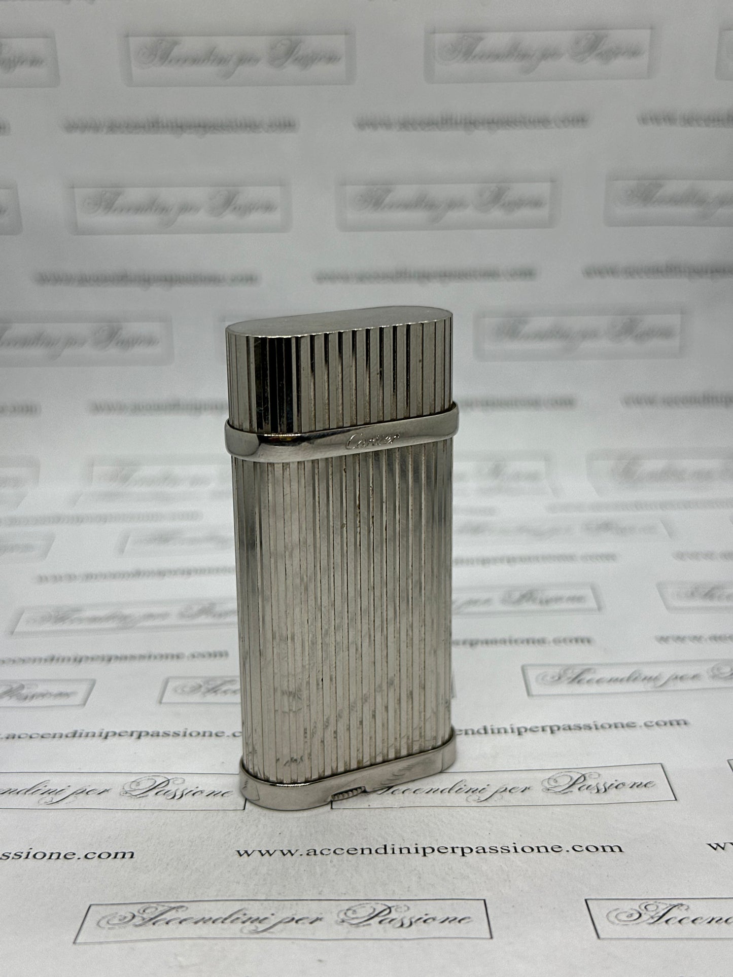 Cartier Ovale - Placcato Argento & Finiture in Palladio