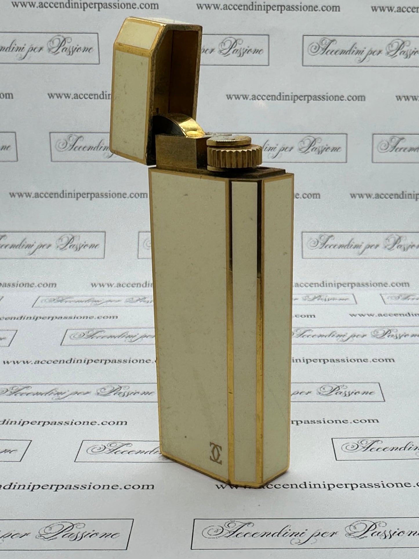 Cartier Les Must "5 Facce" - Placcato Oro & Lacca di Cina Avorio