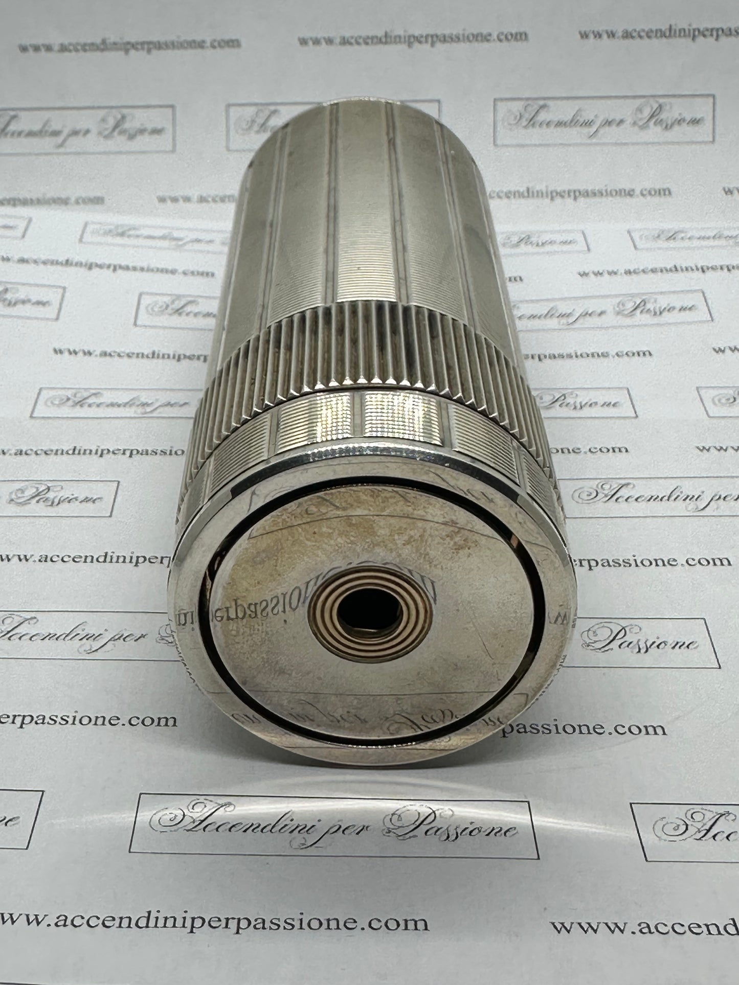 S.T. Dupont Cylinder da Tavolo - Placcato Argento