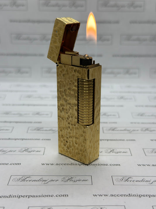 Dunhill Rollagas – Placcato Oro "Martellato"