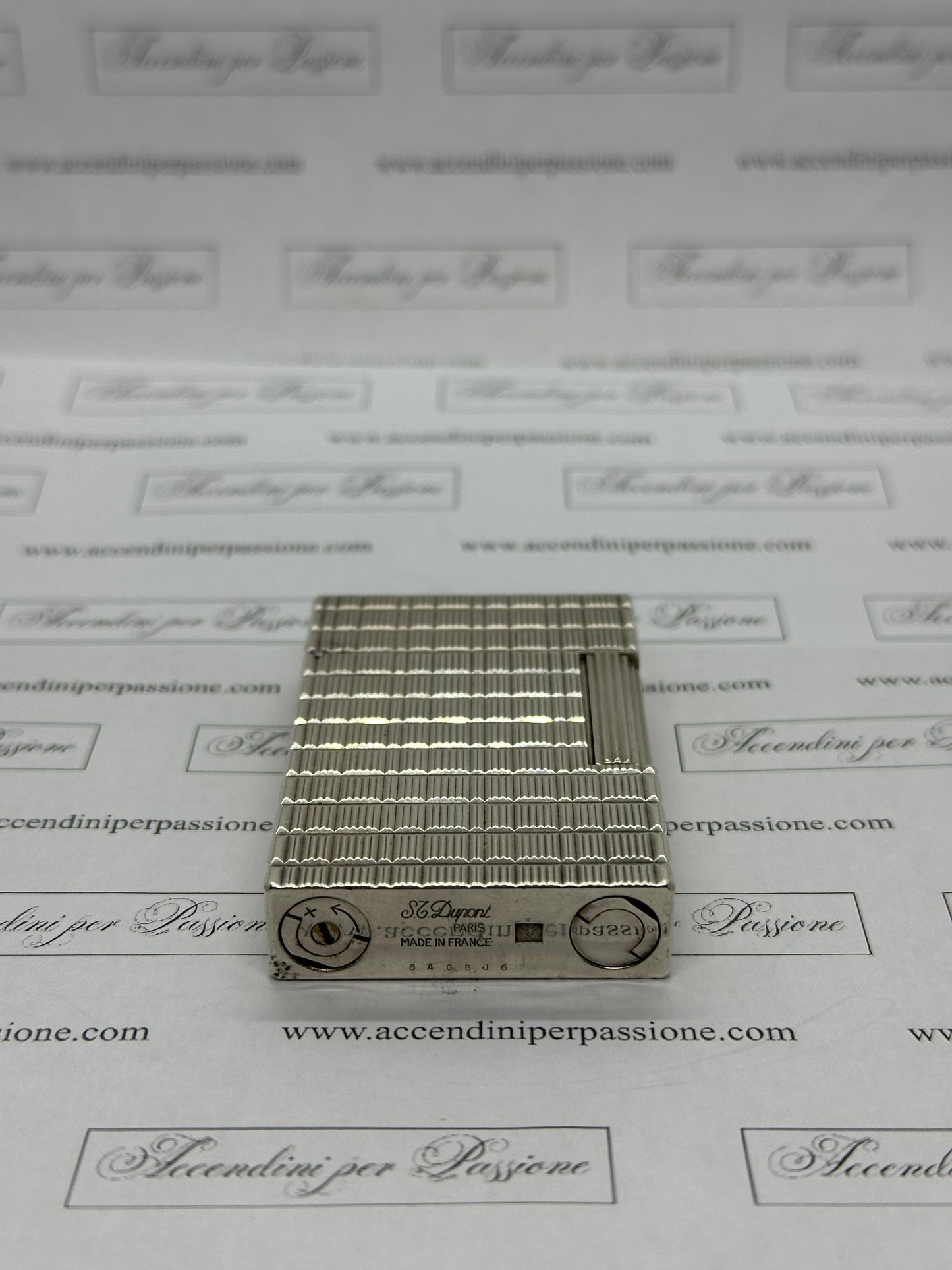 S.T. Dupont Linea 2 – Placcato Argento "Windows"