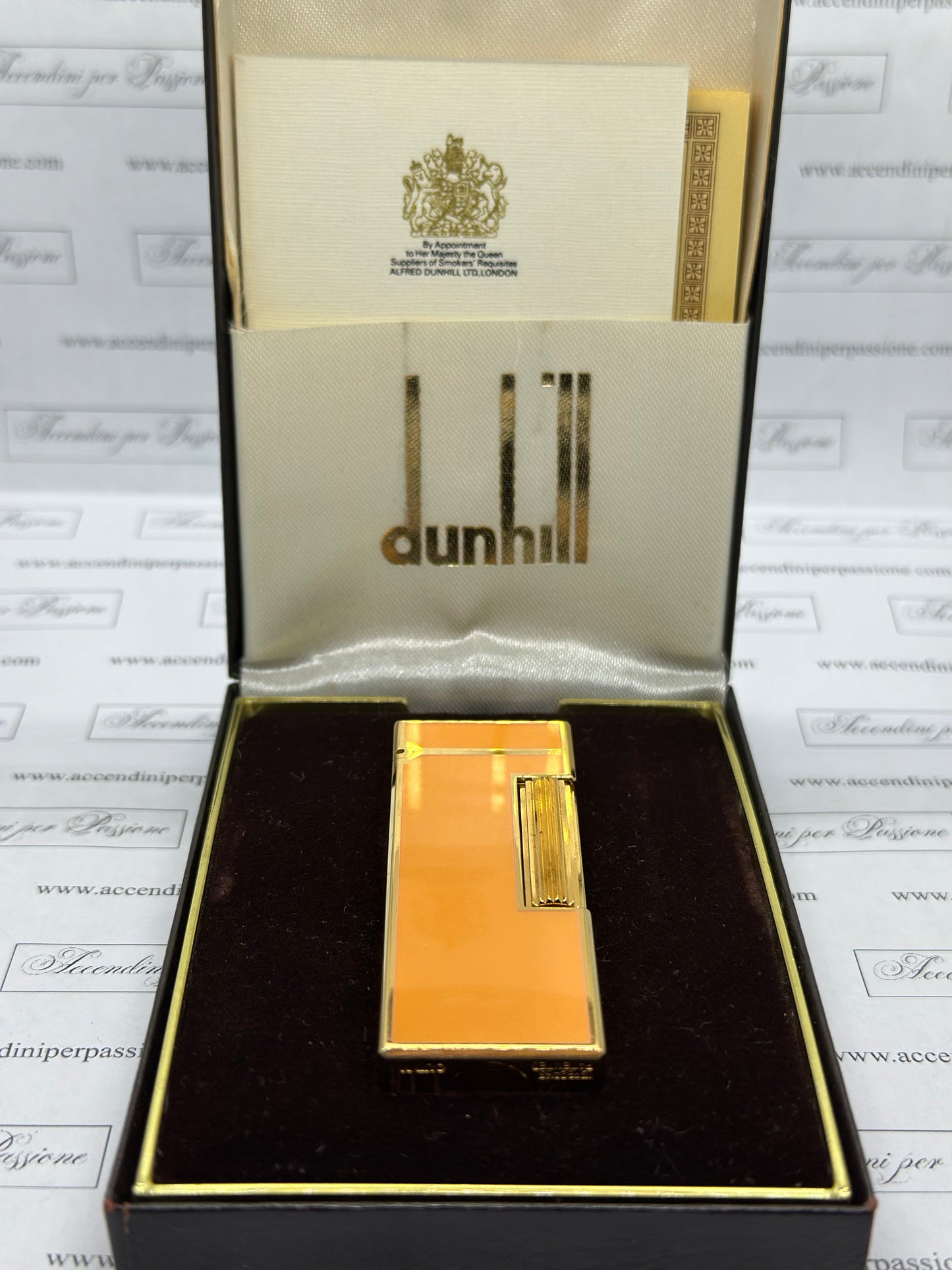 Dunhill Rollagas – Placcato Oro & Lacca di Cina “Orange"