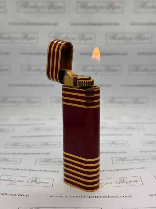 Cartier Les Must Ovale - Placcato Oro & Lacca di Cina Rossa "Rings"