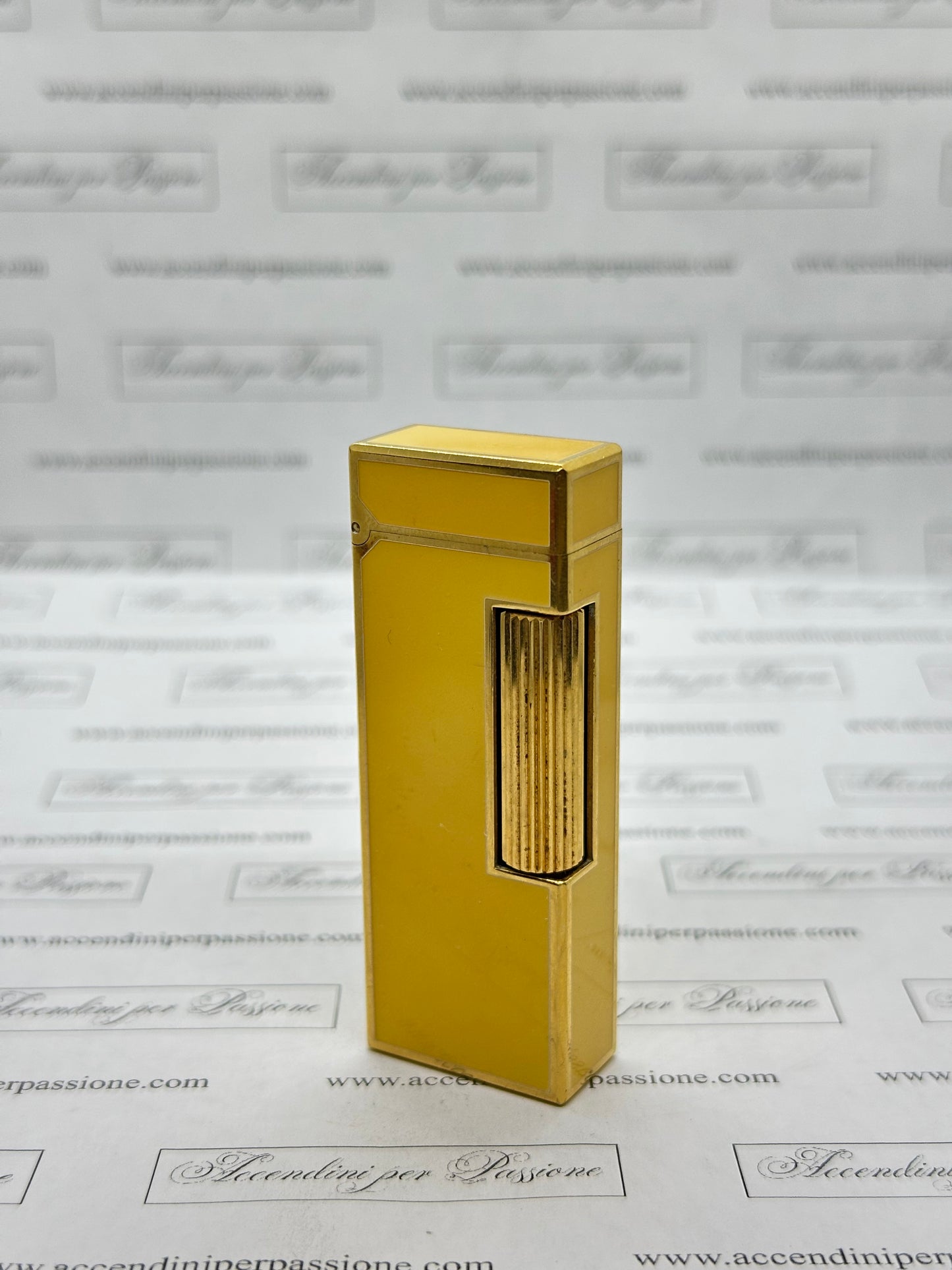 Dunhill Rollagas – Placcato Oro & Lacca di Cina “Lemon”