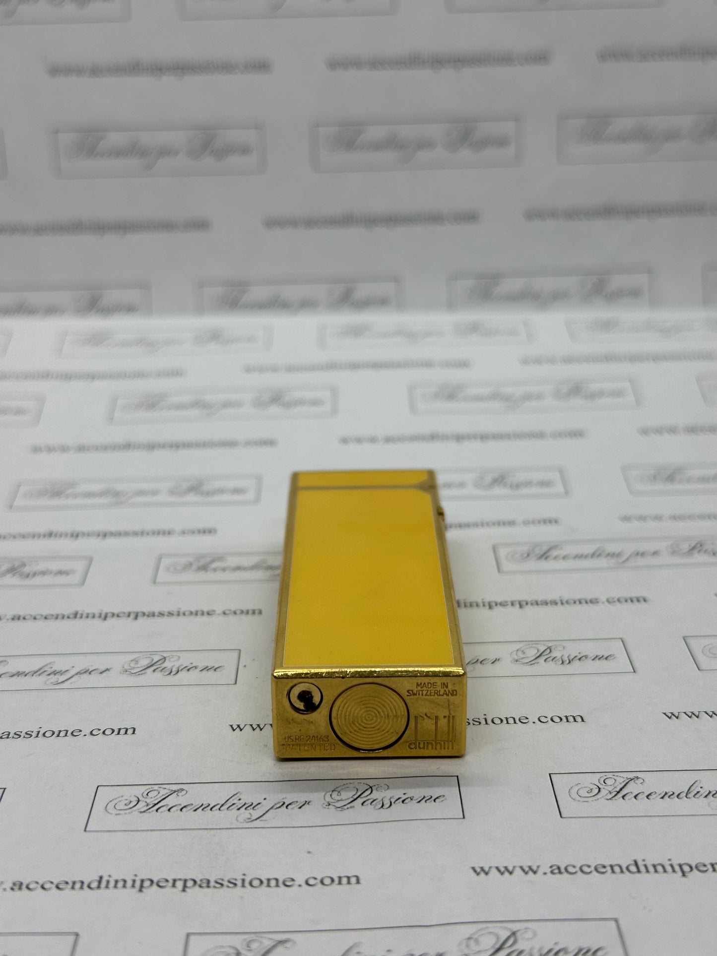 Dunhill Rollagas – Placcato Oro & Lacca di Cina “Lemon”