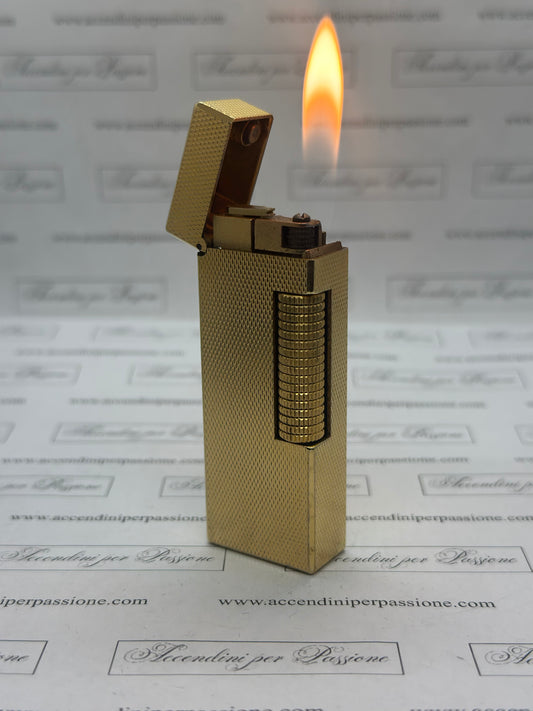 Dunhill Rollagas – Placcato Oro "Grain"