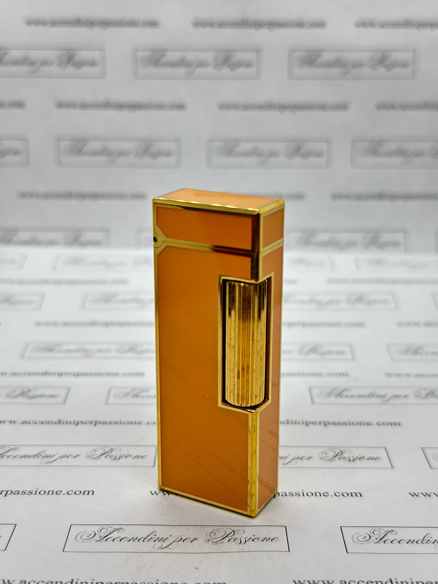 Dunhill Rollagas – Placcato Oro & Lacca di Cina “Orange"
