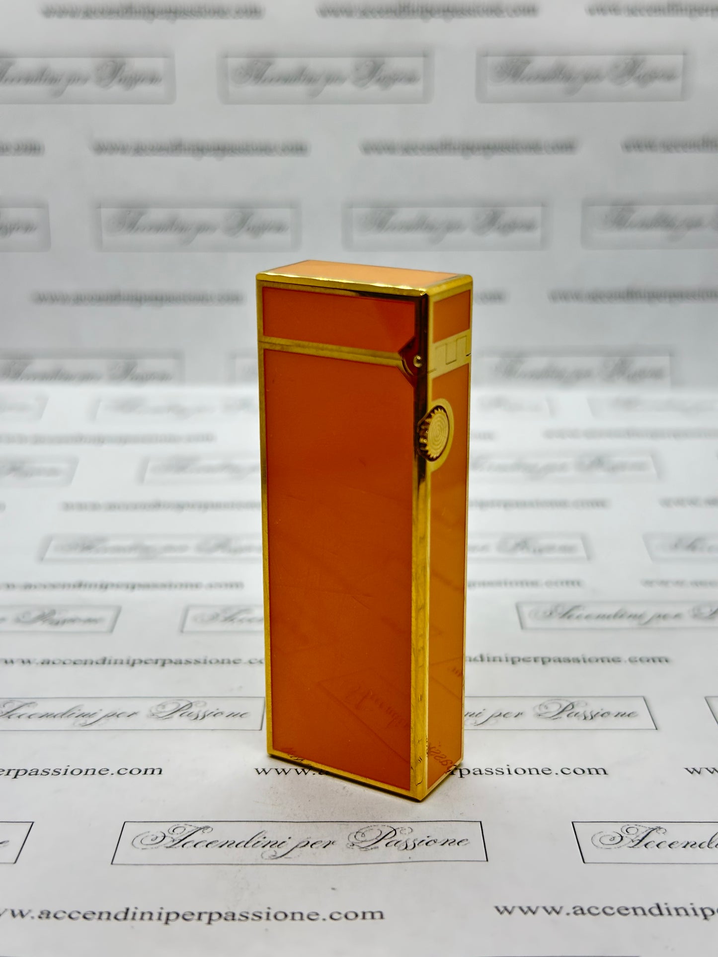 Dunhill Rollagas – Placcato Oro & Lacca di Cina “Orange"