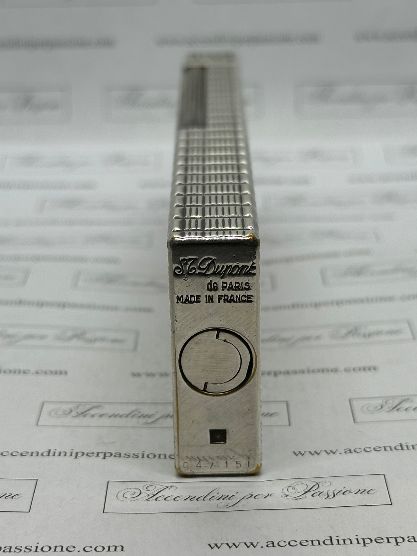 S.T. Dupont Linea 1 da Tavolo – Placcato Argento