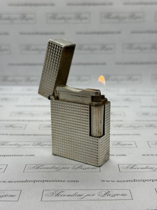 S.T. Dupont Linea 1 small – Placcato Argento "Testa di Diamante"