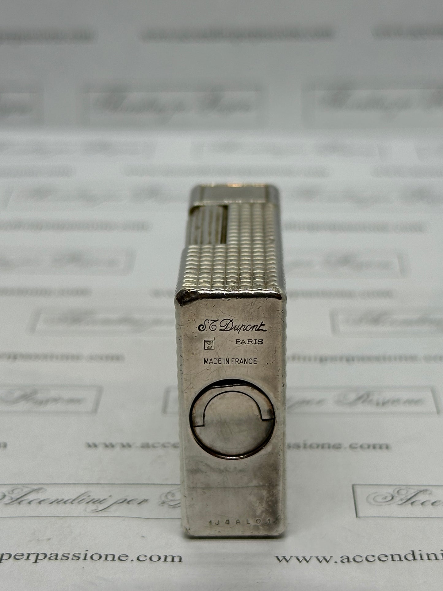 S.T. Dupont Linea 1 small – Placcato Argento "Testa di Diamante"