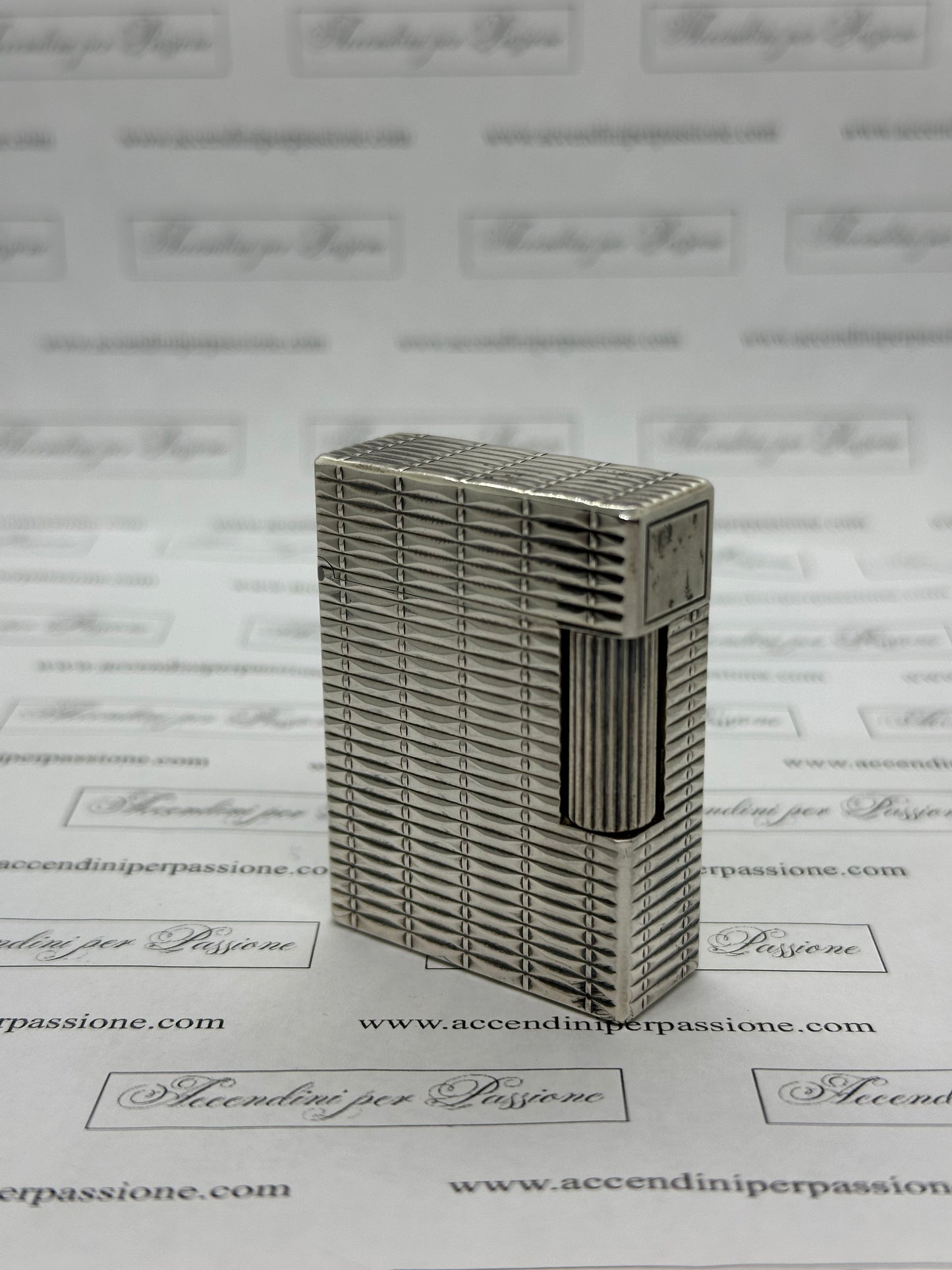 S.T. Dupont Linea 1 small – Placcato Argento "Veneziano"