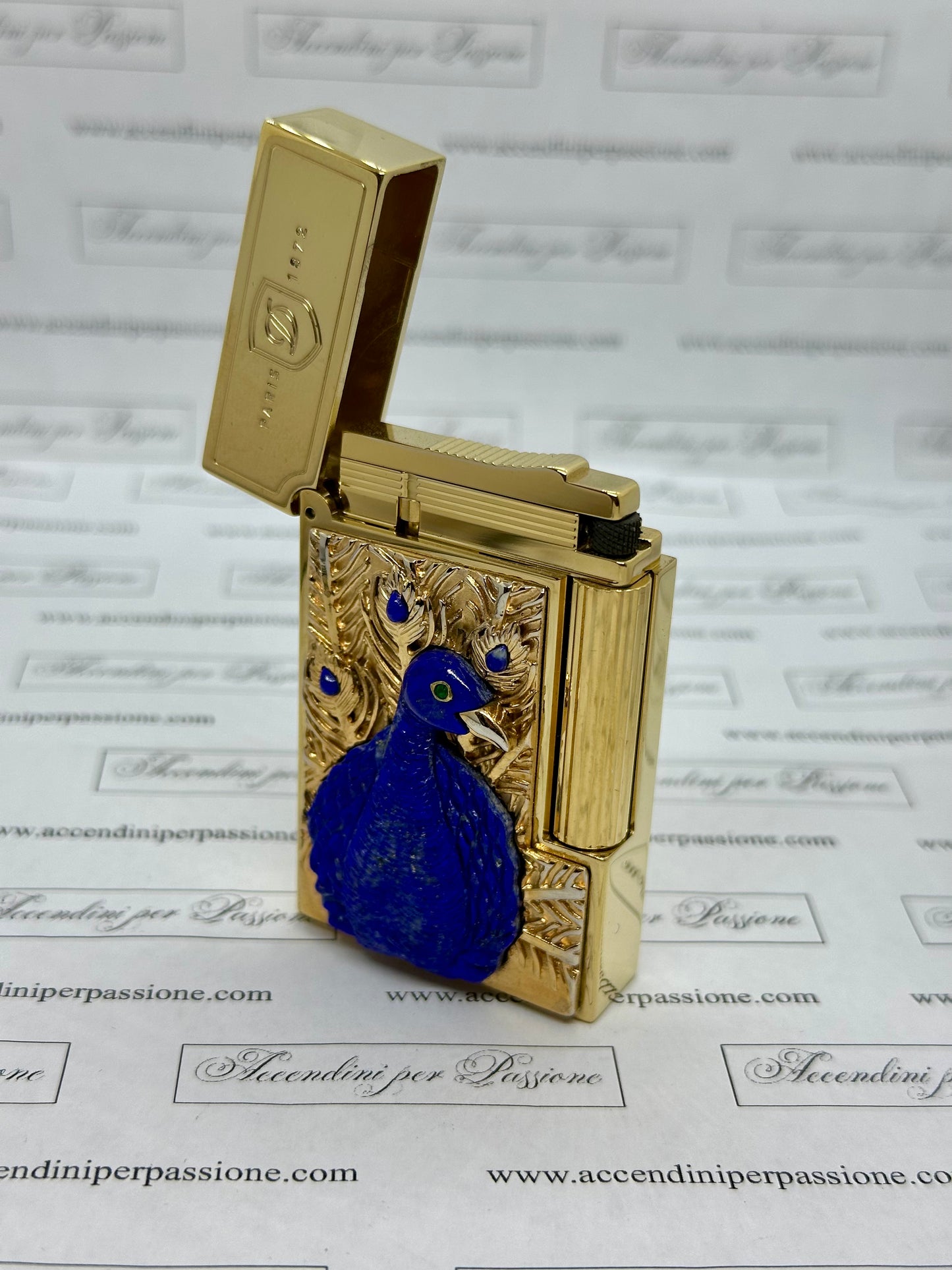 S.T. Dupont Linea 2 Haute Creation - "Peacock" Limited Ed.