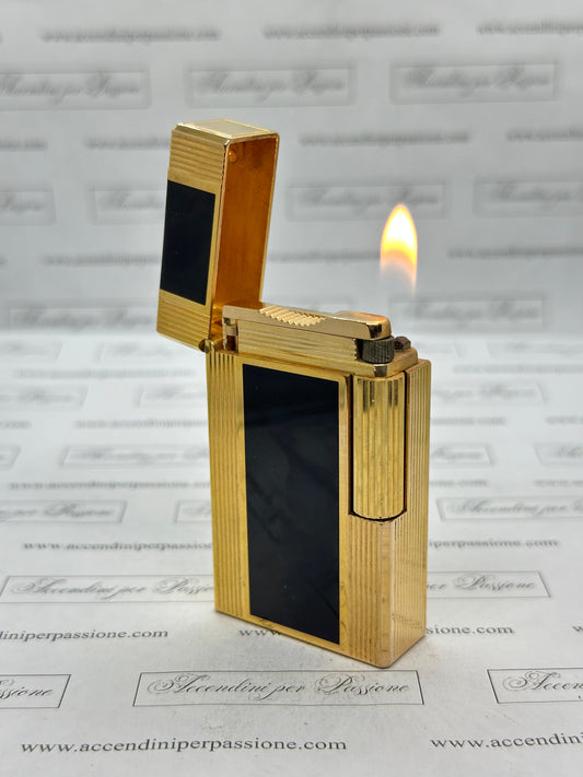 S.T. Dupont Linea 1 – Placcato Oro & Lacca di Cina Nera