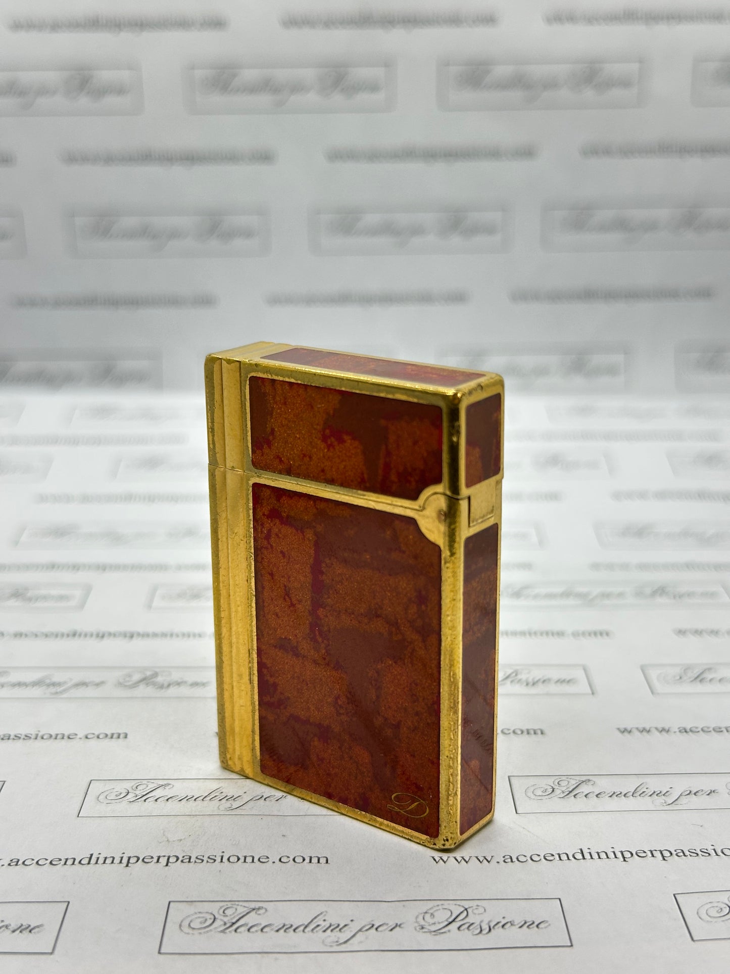 S.T. Dupont Linea 2 Gatsby – Placcato Oro & Lacca di Cina "Brunette"